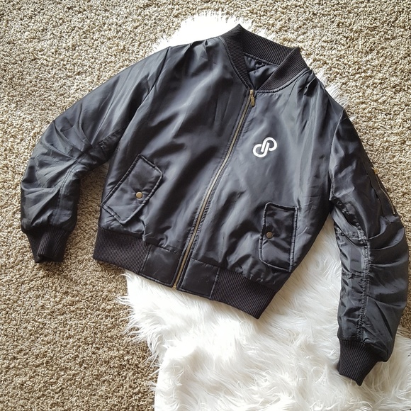 Jackets & Blazers - Poshmark Graphic Print Black Bomber Jacket